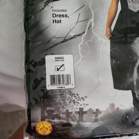 New Rubies Witches & Wizards Regal Witch Girl's Costume Size 4-6 Small Halloween - Picture 2 of 3